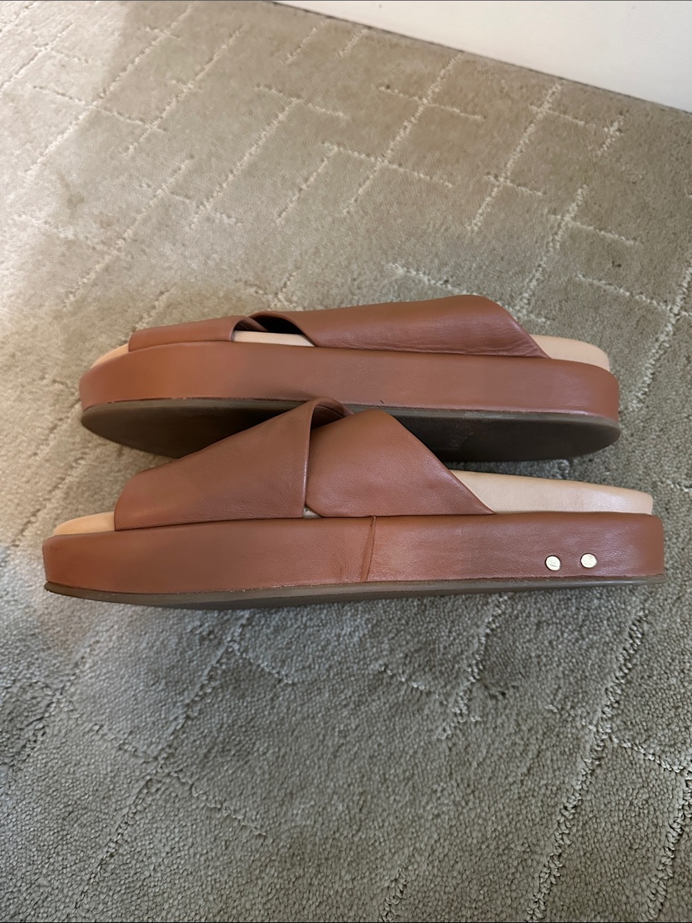 Beek Robin Slide Sandal Tan Size 9 - Picture 6 of 8